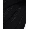 imageNautica Mens Dress Socks  10 Pack Breathable Stretch Crew Socks for Men for Work Business and Formal Wear Sizes 6125Black Logo