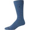imageNautica Mens Dress Socks  10 Pack Breathable Stretch Crew Socks for Men for Work Business and Formal Wear Sizes 6125BlueGrey Rib