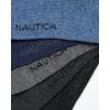 imageNautica Mens Dress Socks  10 Pack Breathable Stretch Crew Socks for Men for Work Business and Formal Wear Sizes 6125BlueGrey Rib