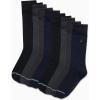 imageNautica Mens Dress Socks  10 Pack Breathable Stretch Crew Socks for Men for Work Business and Formal Wear Sizes 6125Dark Assorted