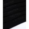 imageNautica Mens Dress Socks  10 Pack Breathable Stretch CrewLength Work Socks for Men for Business Formal Wear Sizes 6125All Black
