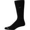 imageNautica Mens Dress Socks  10 Pack Breathable Stretch CrewLength Work Socks for Men for Business Formal Wear Sizes 6125All Black