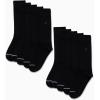 imageNautica Mens Dress Socks  10 Pack Breathable Stretch CrewLength Work Socks for Men for Business Formal Wear Sizes 6125All Black