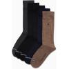 imageNautica Mens Dress Socks  5 Pack Breathable Comfort Stretch CrewLength Work Socks for Men for Business Formal Wear 6125Assorted Rib