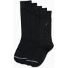 imageNautica Mens Dress Socks  5 Pack Breathable Comfort Stretch CrewLength Work Socks for Men for Business Formal Wear 6125Black Dot