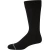 imageNautica Mens Dress Socks  5 Pack Breathable Comfort Stretch CrewLength Work Socks for Men for Business Formal Wear 6125Black Flat Knit