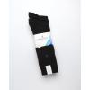 imageNautica Mens Dress Socks  5 Pack Breathable Comfort Stretch CrewLength Work Socks for Men for Business Formal Wear 6125Black Flat Knit