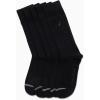 imageNautica Mens Dress Socks  5 Pack Breathable Comfort Stretch CrewLength Work Socks for Men for Business Formal Wear 6125Black Logo