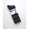 imageNautica Mens Dress Socks  5 Pack Breathable Comfort Stretch CrewLength Work Socks for Men for Business Formal Wear 6125BlueGrey Stripes