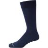 imageNautica Mens Dress Socks  5 Pack Breathable Comfort Stretch CrewLength Work Socks for Men for Business Formal Wear 6125BlueGrey Stripes