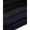 imageNautica Mens Dress Socks  5 Pack Breathable Comfort Stretch CrewLength Work Socks for Men for Business Formal Wear 6125NavyGreyBlack