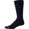 imageNautica Mens Dress Socks  5 Pack Breathable Comfort Stretch CrewLength Work Socks for Men for Business Formal Wear 6125NavyGreyBlack