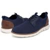 imageNautica Mens Knit Dress Oxford Dress Sneakers Breathable Stylish Lightweight ampamp Comfortable  Ideal for Business or WalkingNavy Cognacmeer
