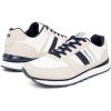 imageNautica Mens LaceUp Sneakers  Casual Stylish and Comfortable for WalkingWhite Navy Greyoutfall 3