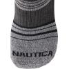 imageNautica Mens Low Cut Socks  8 Pack Soft Stretch Cushioned Athletic Ankle Socks for Men for Sports and Running Size 6125Multi