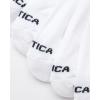 imageNautica Mens Low Cut Socks  8 Pack Soft Stretch Cushioned Athletic Ankle Socks for Men for Sports and Running Size 6125White