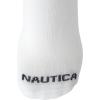 imageNautica Mens Low Cut Socks  8 Pack Soft Stretch Cushioned Athletic Ankle Socks for Men for Sports and Running Size 6125White
