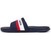 imageNautica Mens Open Toe Slide Sandals  Comfortable Indoor ampamp Outdoor Shower SlippersAmericana Fitz