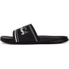 imageNautica Mens Open Toe Slide Sandals  Comfortable Indoor ampamp Outdoor Shower SlippersBlack Farrington