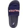 imageNautica Mens Open Toe Slide Sandals  Comfortable Indoor ampamp Outdoor Shower SlippersNavylando