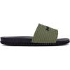 imageNautica Mens Open Toe Slide Sandals  Comfortable Indoor ampamp Outdoor Shower SlippersOlive Blackmauro