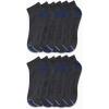 imageNautica Mens Quarter Socks  12 Pack Comfort Stretch Cushioned MoistureWicking Athletic Ankle Socks for Men Sizes 6125GreyNavy