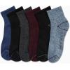 imageNautica Mens Quarter Socks  6 Pack Comfort Stretch Cushioned MoistureWicking Athletic Ankle Socks for Men Sizes 6125BlueBurgundyBlack