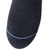 imageNautica Mens Quarter Socks  6 Pack Comfort Stretch Cushioned MoistureWicking Athletic Ankle Socks for Men Sizes 6125NavyBlueGray