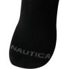 imageNautica Mens Quarter Socks  8 Pack Comfort Stretch Cushioned MoistureWicking Athletic Ankle Socks for Men Sizes 6125Black