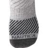 imageNautica Mens Quarter Socks  8 Pack Comfort Stretch Cushioned MoistureWicking Athletic Ankle Socks for Men Sizes 6125BlackGrey