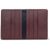 imageNautica Mens Slim Wallet  Card Case  RFID Blocking  ID Window  Minimalist  Lightweight  Genuine LeatherPerforated  Zinfandel