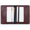 imageNautica Mens Slim Wallet  Card Case  RFID Blocking  ID Window  Minimalist  Lightweight  Genuine LeatherPerforated  Zinfandel
