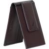 imageNautica Mens Slim Wallet  Card Case  RFID Blocking  ID Window  Minimalist  Lightweight  Genuine LeatherPop Color  BlackBrown