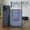 imageNautica Mens Slim Wallet  Card Case  RFID Blocking  ID Window  Minimalist  Lightweight  Genuine LeatherPop Color  BlackBrown