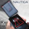 imageNautica Mens Slim Wallet  Card Case  RFID Blocking  ID Window  Minimalist  Lightweight  Genuine LeatherPop Color  BlackBrown