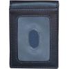 imageNautica Mens Slim Wallet  Card Case  RFID Blocking  ID Window  Minimalist  Lightweight  Genuine LeatherPop Color  BlackGrey
