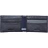 imageNautica Mens Slim Wallet  Card Case  RFID Blocking  ID Window  Minimalist  Lightweight  Genuine LeatherTwo Tone  BlackGrey