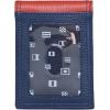imageNautica Mens Slim Wallet  Card Case  RFID Blocking  ID Window  Minimalist  Lightweight  Genuine LeatherTwo Tone  NavyRed