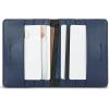 imageNautica Mens Slim Wallet  Card Case  RFID Blocking  ID Window  Minimalist  Lightweight  Genuine Leathermbroidered Sail  Navy