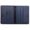 imageNautica Mens Slim Wallet  Card Case  RFID Blocking  ID Window  Minimalist  Lightweight  Genuine Leathermbroidered Sail  Navy