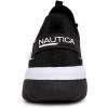 imageNautica Mens Sneakers Athletic Comfortable Casual LaceUp Fashion Walking ShoesBlack White Geoff