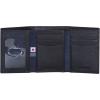 imageNautica Mens Trifold Wallet  RFID Blocking Protection  ID Window  Card Slots  Genuine Leather  DurableEmbossed Leather  Black