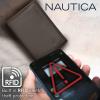 imageNautica Mens Trifold Wallet  RFID Blocking Protection  ID Window  Card Slots  Genuine Leather  DurableEmbossed Leather  Black