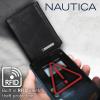 imageNautica Mens Trifold Wallet  RFID Blocking Protection  ID Window  Card Slots  Genuine Leather  DurableEnameled Logo  Black