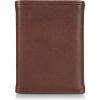 imageNautica Mens Trifold Wallet  RFID Blocking Protection  ID Window  Card Slots  Genuine Leather  DurableEnameled Logo  Brown