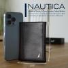 imageNautica Mens Trifold Wallet  RFID Blocking Protection  ID Window  Card Slots  Genuine Leather  DurableJClass  Black