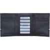 imageNautica Mens Trifold Wallet  RFID Blocking Protection  ID Window  Card Slots  Genuine Leather  DurableLogo Ribbon  Black