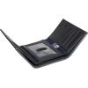 imageNautica Mens Trifold Wallet  RFID Blocking Protection  ID Window  Card Slots  Genuine Leather  DurablePop Color  BlackGrey