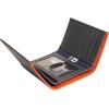 imageNautica Mens Trifold Wallet  RFID Blocking Protection  ID Window  Card Slots  Genuine Leather  DurablePop Color  NavyRed