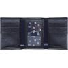 imageNautica Mens Trifold Wallet  RFID Blocking Protection  ID Window  Card Slots  Genuine Leather  DurableTwo Tone  BlackGrey